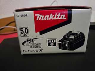 Batería Makita 18V 5.0Ah BL1850B