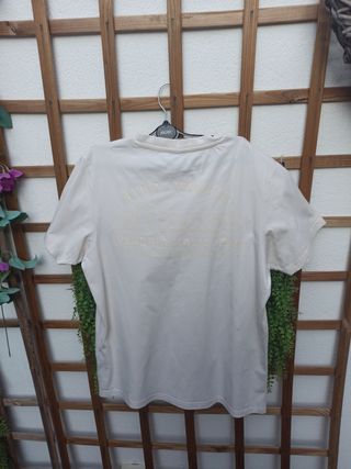 Camiseta ellese beige hombre