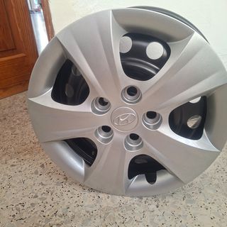 4Llantas de acero negra