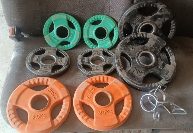 Discos de pesas 2.5kg y 1.25kg