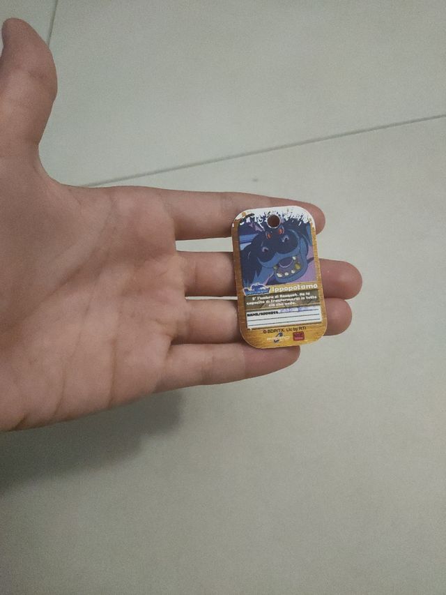 Tarjeta Ippopotamo Blue Dragon