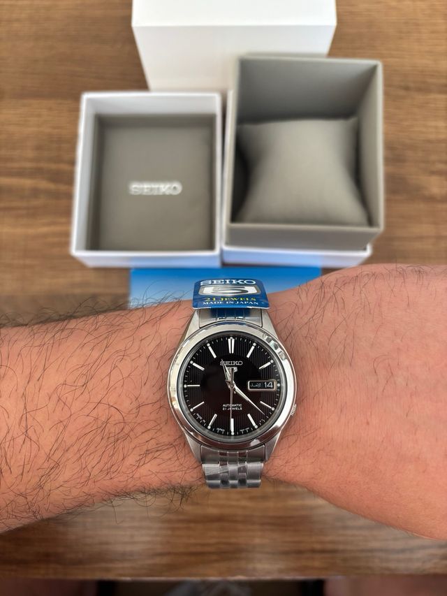 Seiko 5 Automático SNKL23J1 Negro