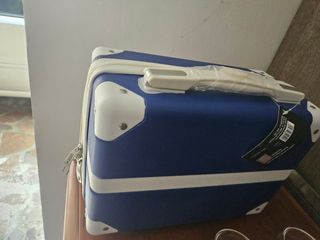 Beauty Case Enrico Coveri Blu/Bianco
