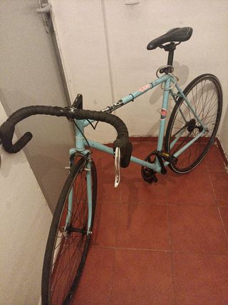 Bicicleta Fixie Azul
