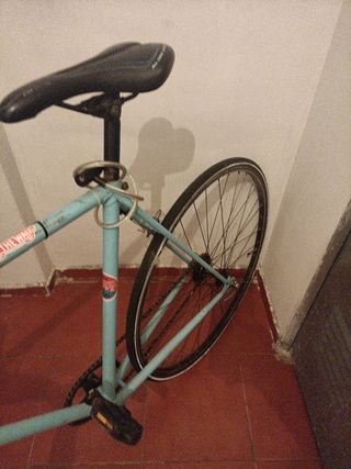 Bicicleta Fixie Azul