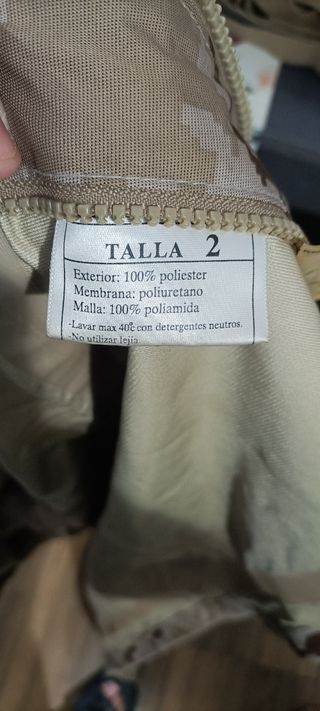 Chaqueta árida interperie