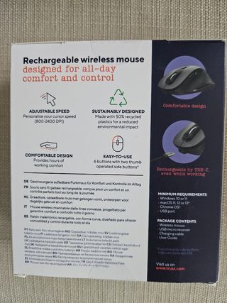 Mouse wireless ricaricabile Trust FYDA