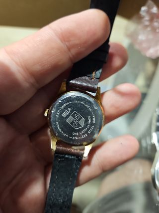 Reloj Oris Chapado en Oro Vintage Suizo