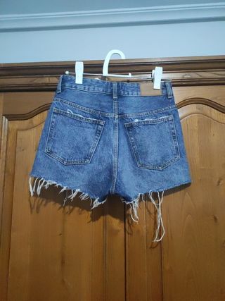 Shorts vaqueros Bershka azules