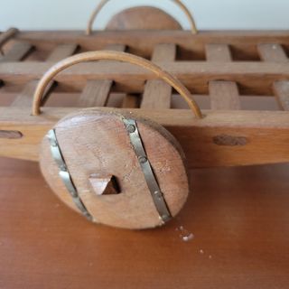 Figura Belen Carreta de Bueyes Madera