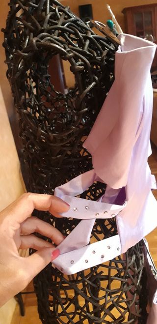 Conjunto fiesta morado T.36/38