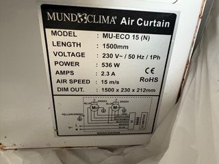Cortina de Aire Mundoclima 1500 mm