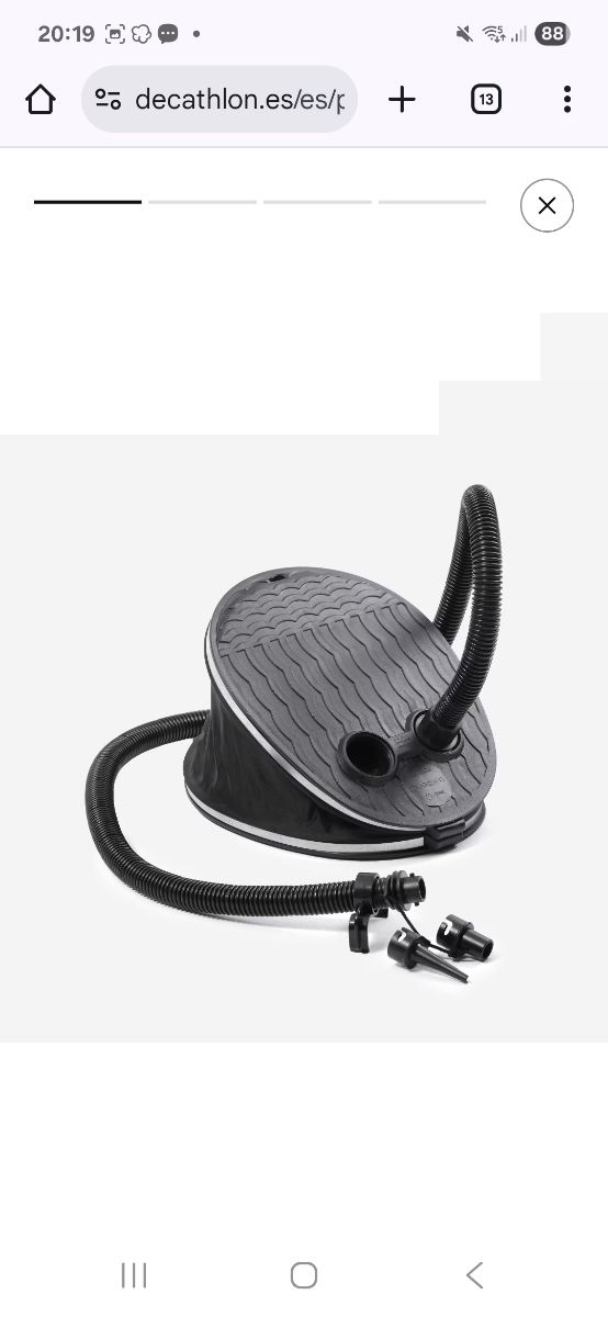 2 Colchones Decathlon 120x190 + Hinchador