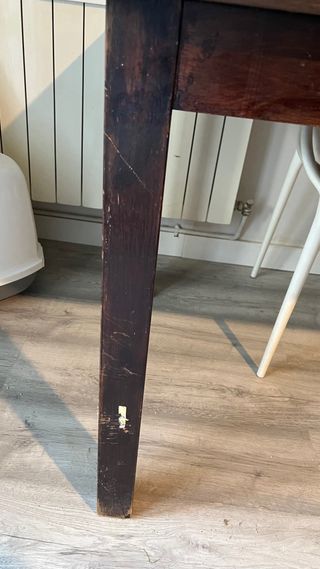 Mesa de comedor de madera 80x150 cm
