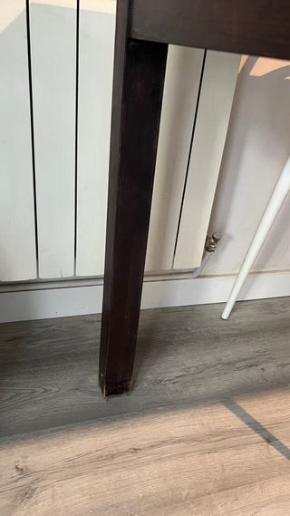 Mesa de comedor de madera 80x150 cm