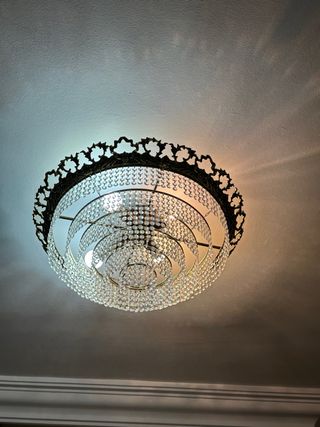 Lámpara de cristal estilo araña