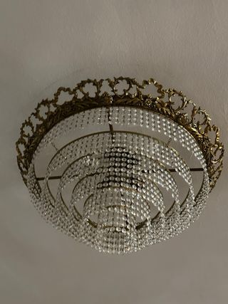Lámpara de cristal estilo araña