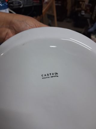 Juego Castro Sargadelos Porcelana