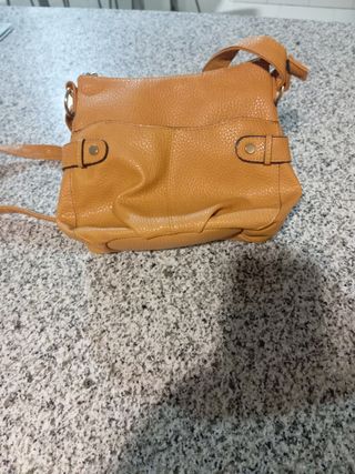 Bolso juvenil marrón/naranja