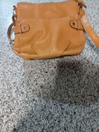 Bolso juvenil marrón/naranja