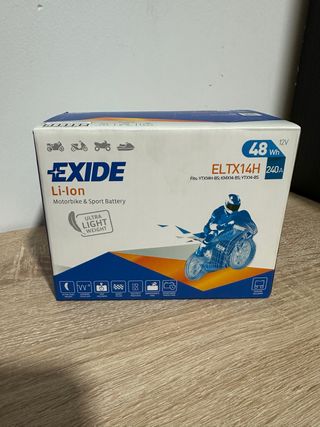 Batería Exide Li-Ion ELTX14H 48Wh 240A Moto