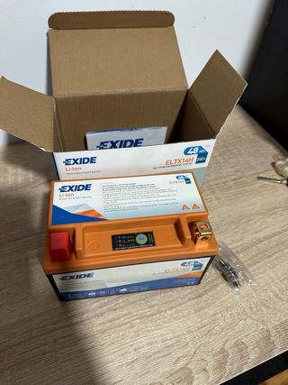 Batería Exide Li-Ion ELTX14H 48Wh 240A Moto
