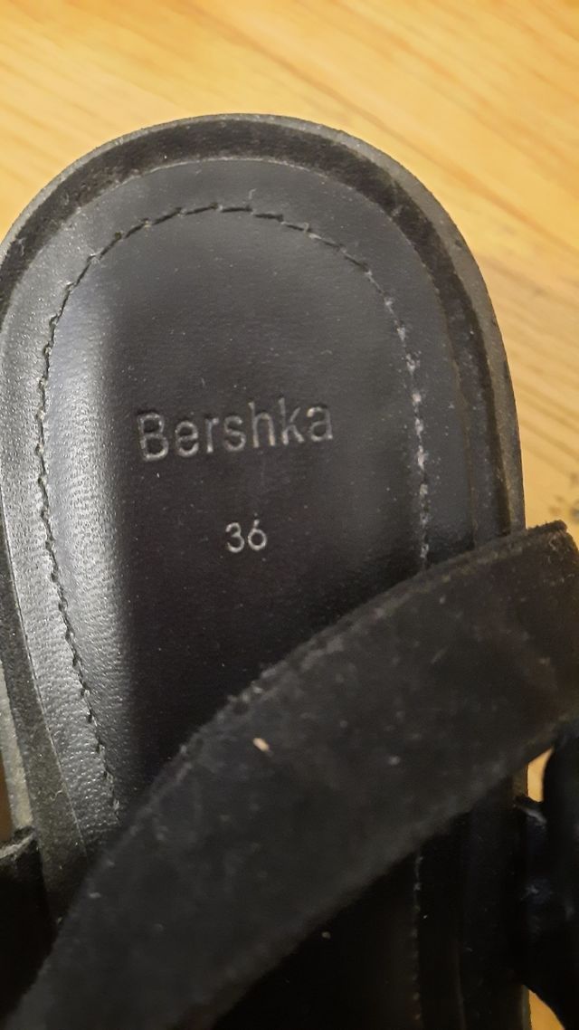 Sandalias de plataforma negras