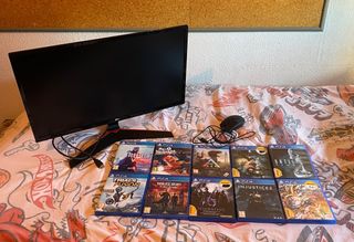 Pack Gaming barato: Monitor, Ratón y 10 Juegos ps4