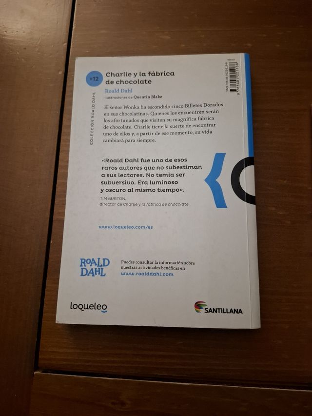 Charlie y la fábrica de chocolate. Ed santillana.