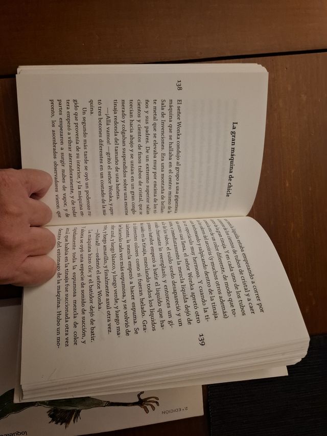 Charlie y la fábrica de chocolate. Ed santillana.