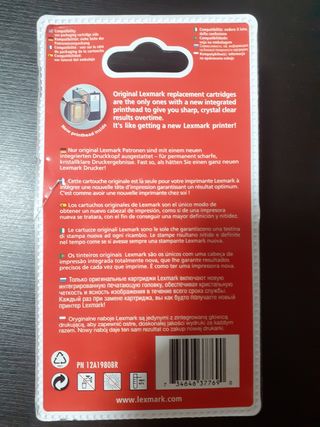 Cartucho Tinta Lexmark 80 Color
