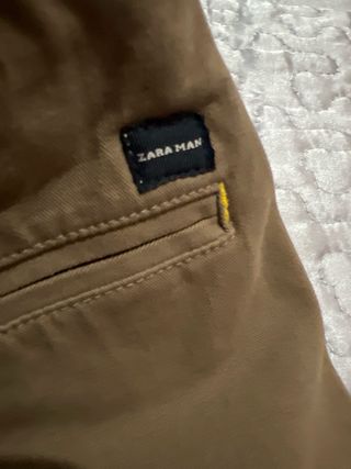 Pantalón cargo Zara niño marrón