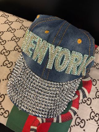 Gorra New York con Brillantes