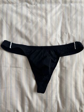 Bañador Tanga Hombre Negro