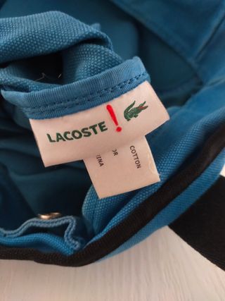 Borsa Lacoste Blu con Coccodrillo