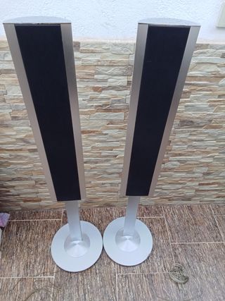 2 Altavoces Sony Plata y Negro