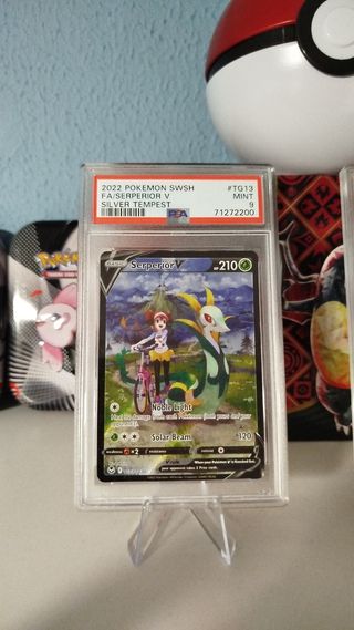 Carta Pokémon Serperior V PSA 9