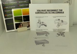 Manuales y extras Xbox 360
