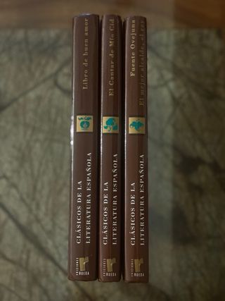 3 libros clásicos de la literatura Española.