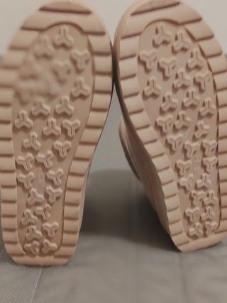 Botines calentitos beige