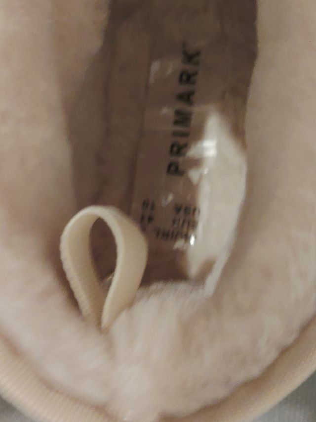 Botines calentitos beige