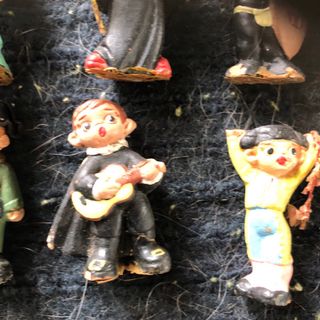 14,Statuine in terracotta  anni ‘70  altezza cm 5