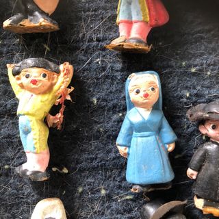 14,Statuine in terracotta  anni ‘70  altezza cm 5