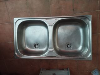 Fregadero de cocina doble