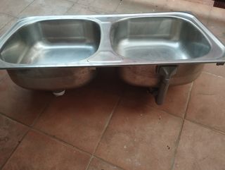 Fregadero de cocina doble