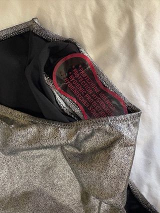 Bañador SikSilk plateado con logo