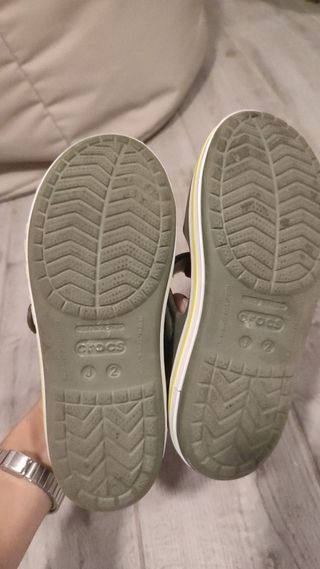 Crocs Bambino Sandali Rossa e Verdi