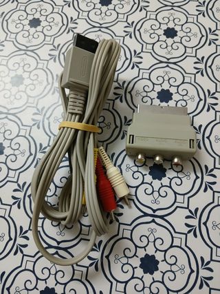 Adaptador Cable Wii AV a SCART