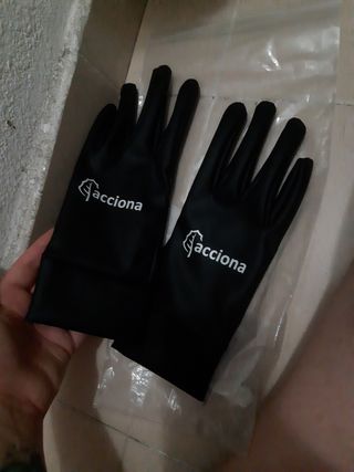Guantes táctiles negros