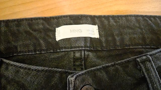 Bermudas negras Mango Talla L